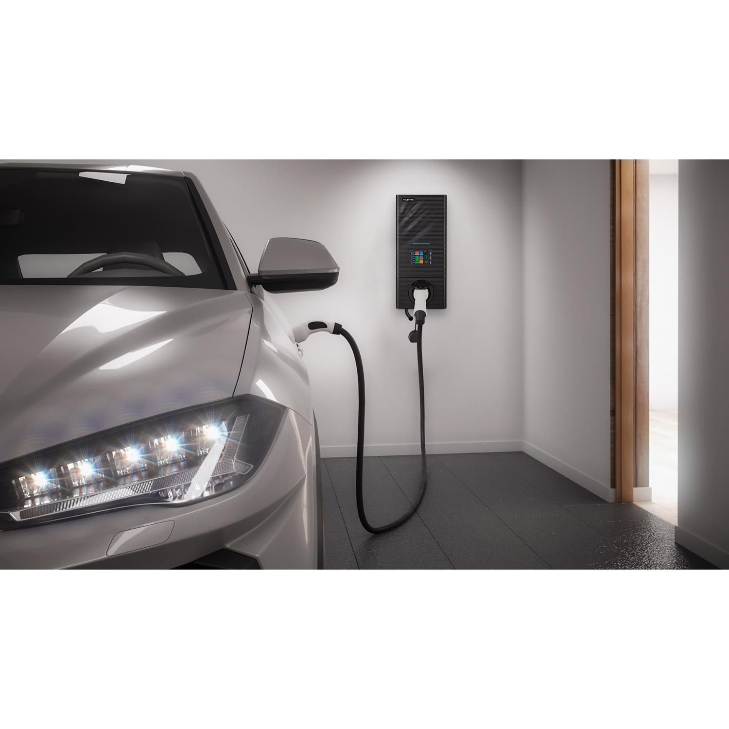 TELESTAR Elektroauto-Ladestation EC 311 S Wallbox (Typ 2, 11 kW, KfW förderfähig, Smart), 3, Freischaltung der Ladevorgänge über Touchscreen Smartphone App