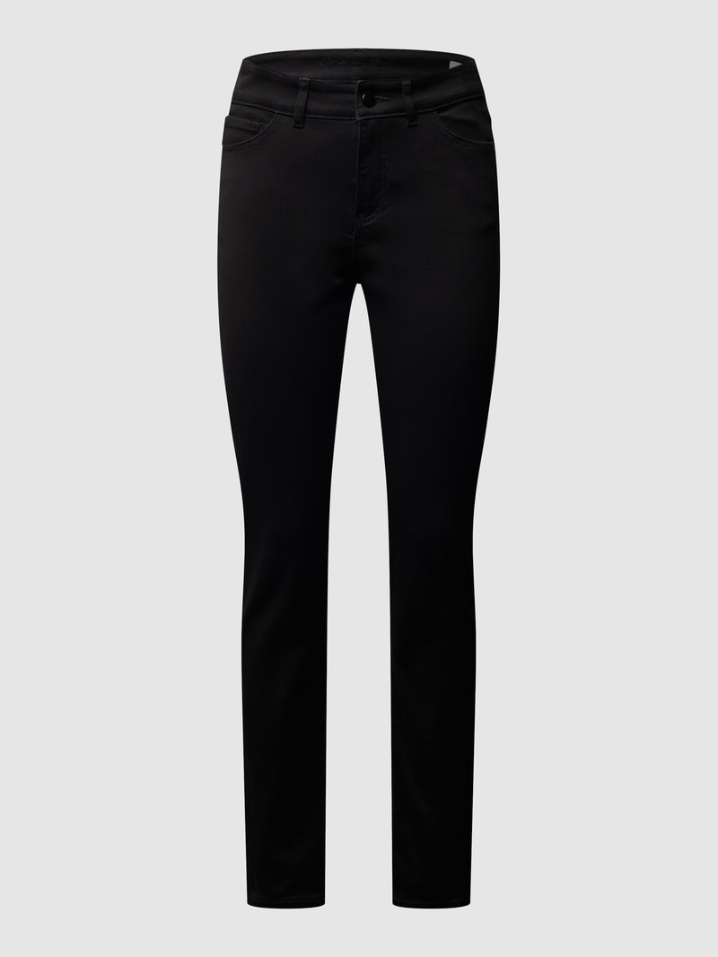 Coloured Skinny Fit Jeans in schwarz