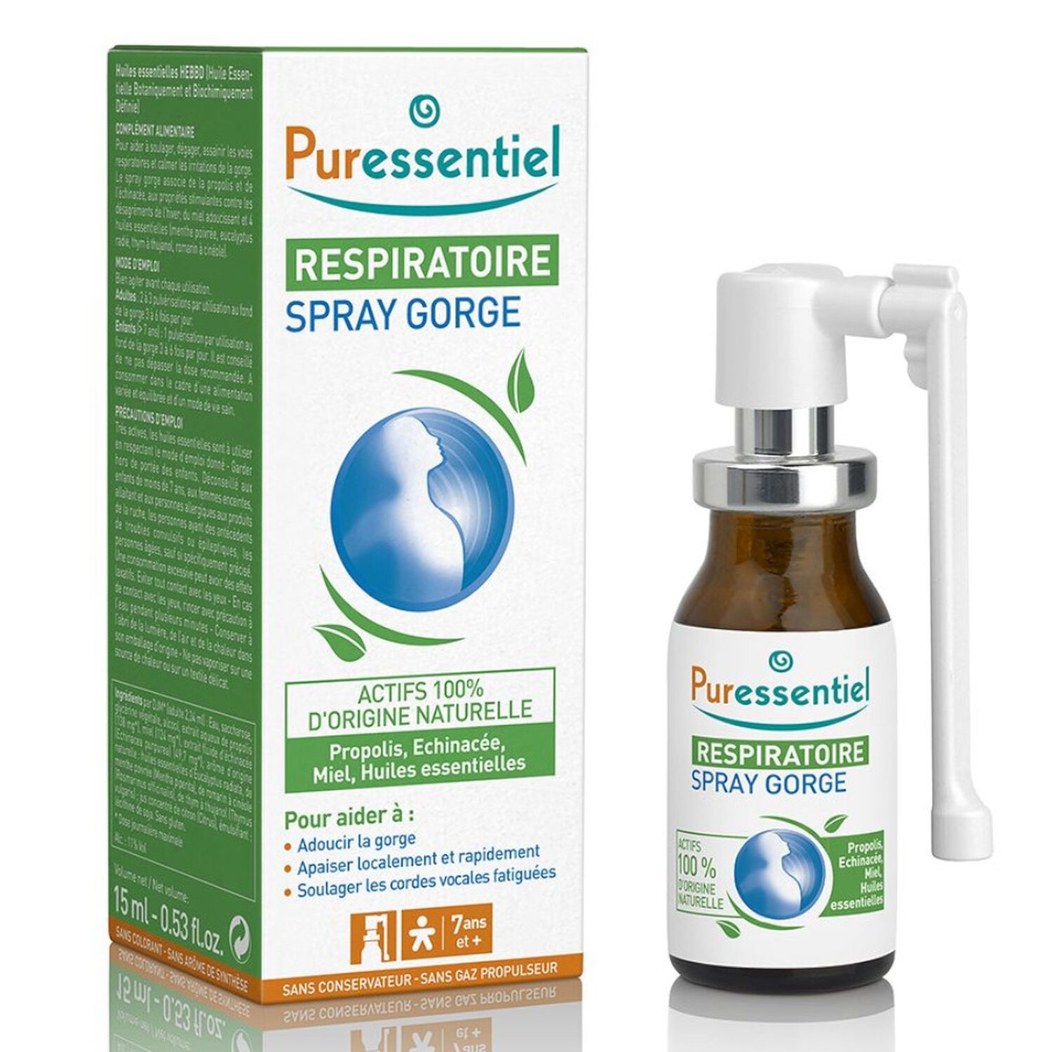 Puressentiel Respiratoire Spray Gorge 15 ml