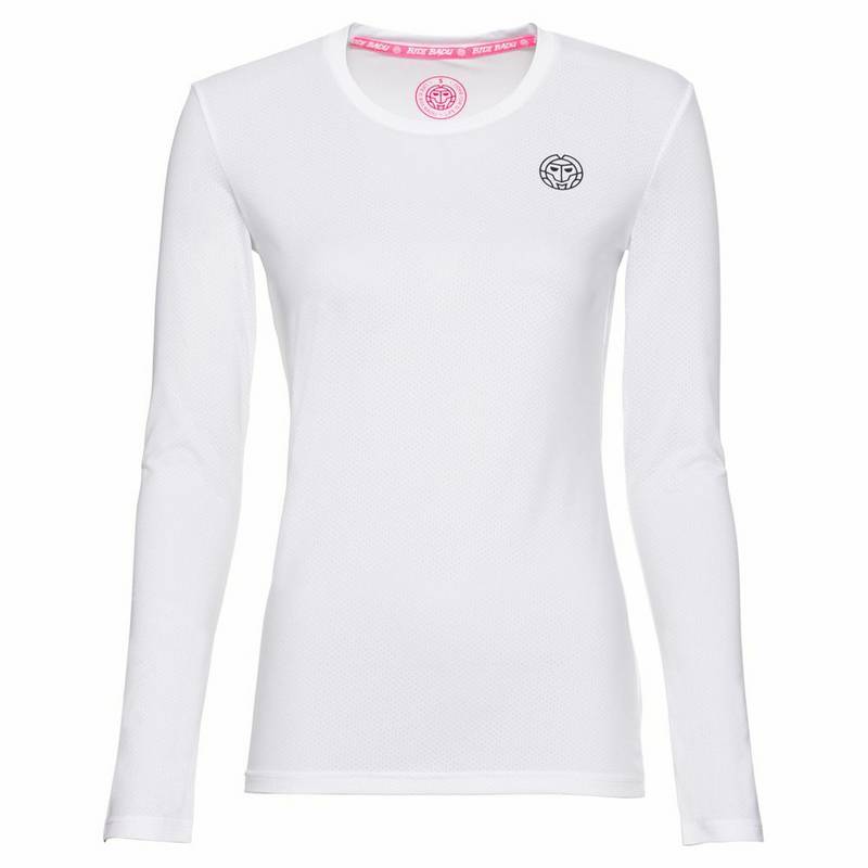 BIDI BADU Pia Tech Roundneck Longsleeve Tennisshirt Damen