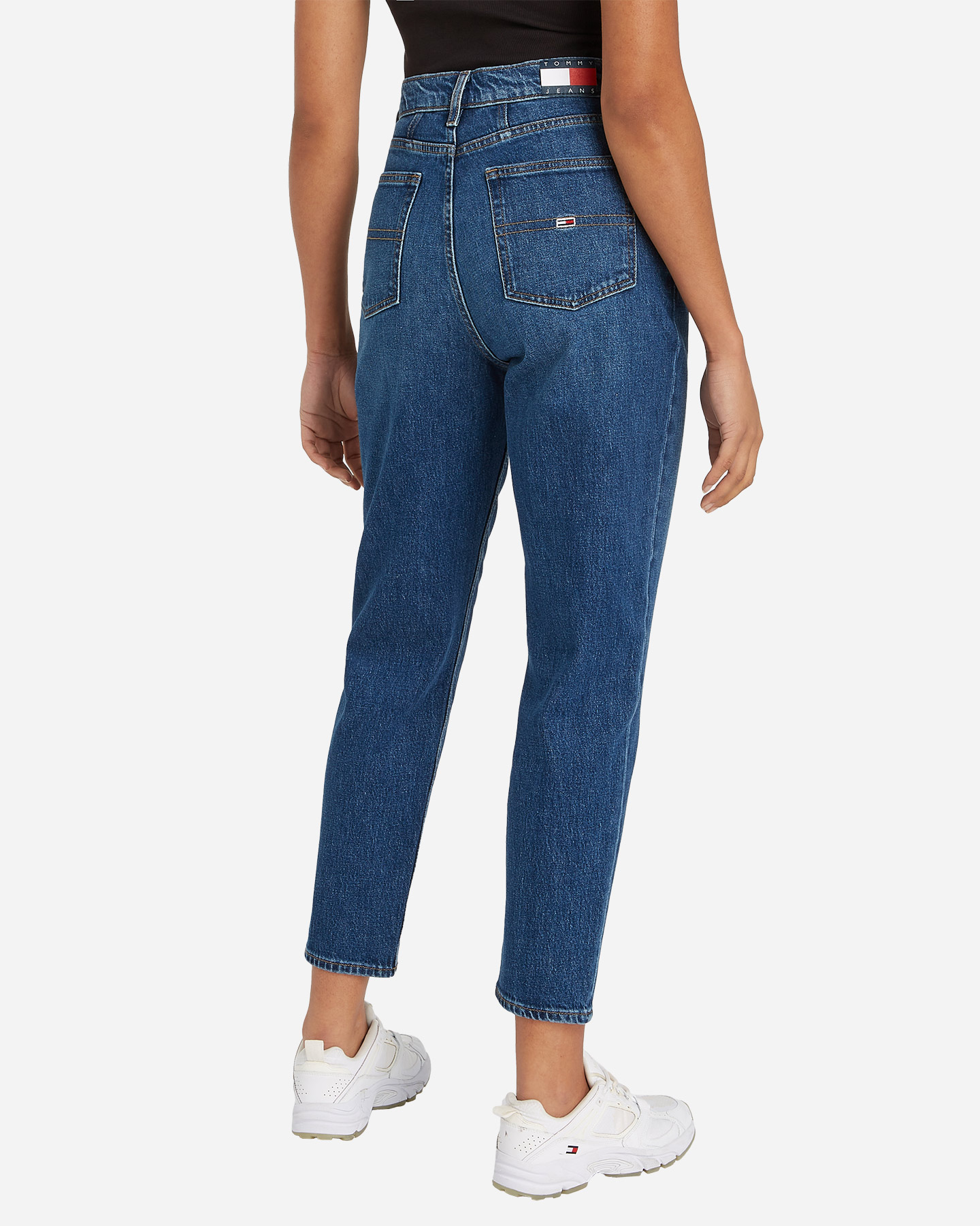 Jeansy Tommy Hilfiger Mom Uh L30 W DW0DW19244-1BK