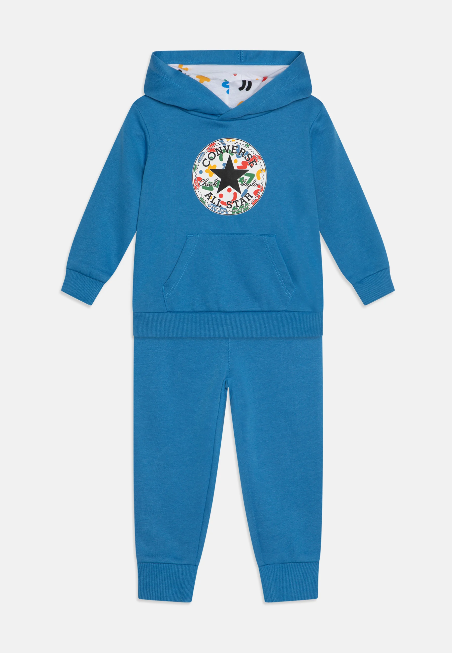 Conjunto de sudadera con capucha y garabatos de Converse - Pantalones