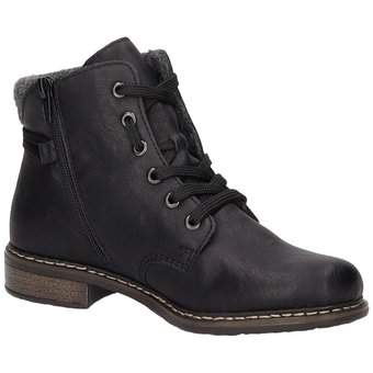 Rieker Schnürstiefelette in schwarz