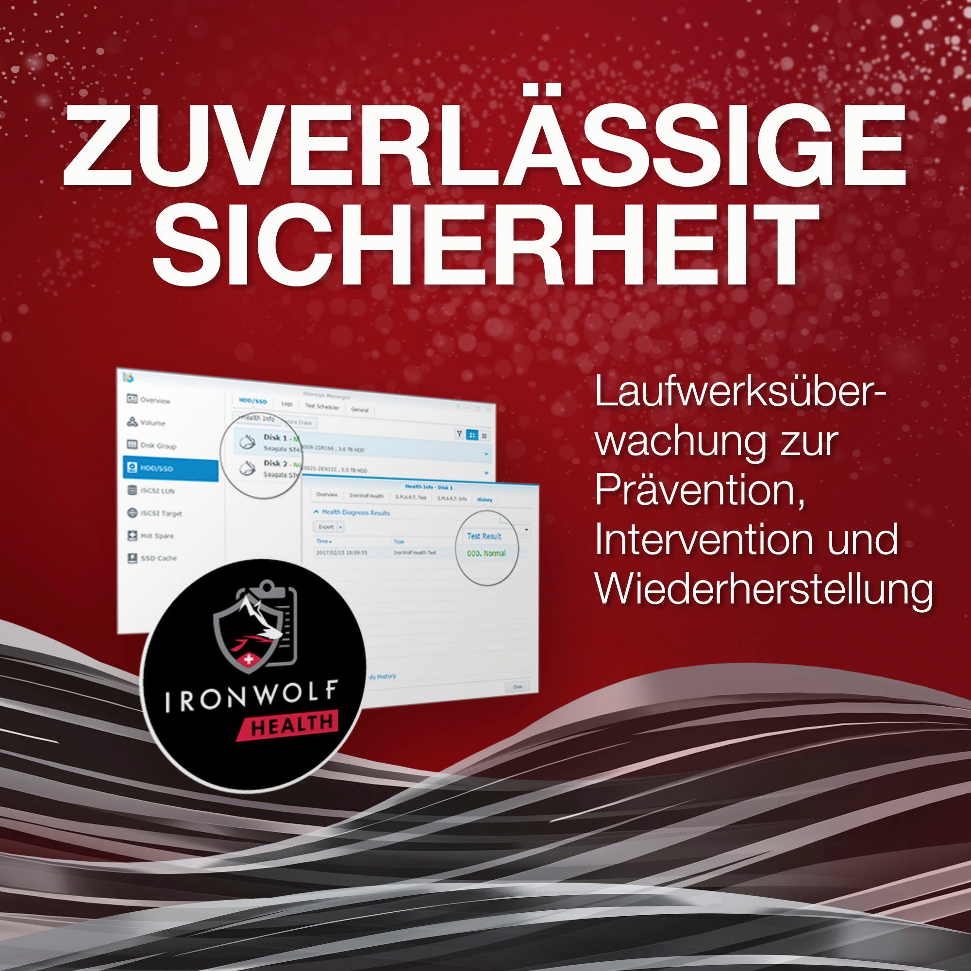 Seagate IronWolf HDD-NAS-Festplatte (12 TB) 3,5