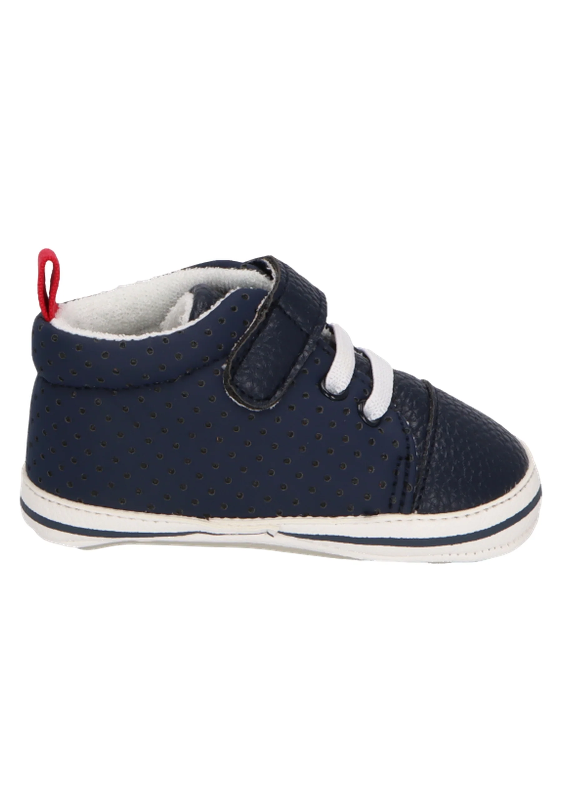 Babyschuh Uni mit elastischen Schnürsenkeln
