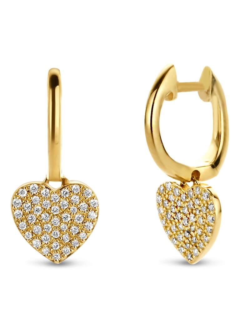 Diamond Point  Geelgouden oorsieraden 0.21 ct diamant Dreamer