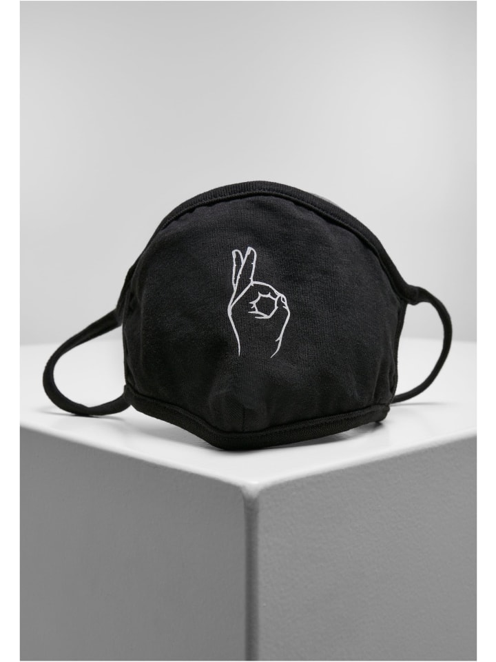 Mister Tee Mister Tee Gesichtsmasken in black günstig kaufen onesize