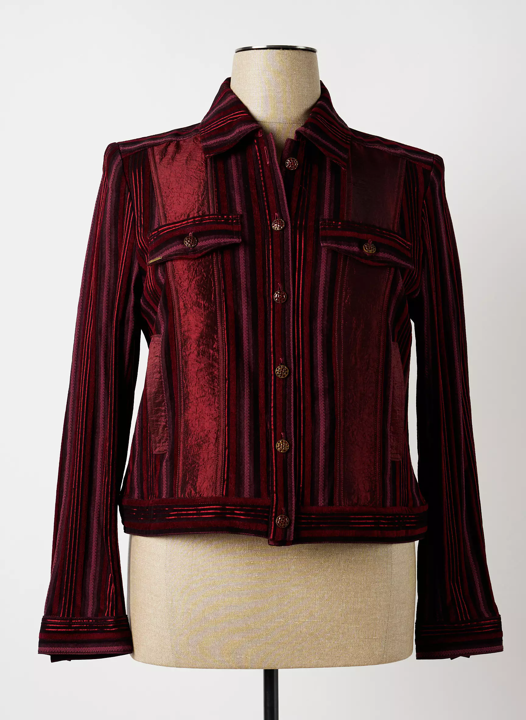 Claude Bauer Vestecasual Femme couleur rouge