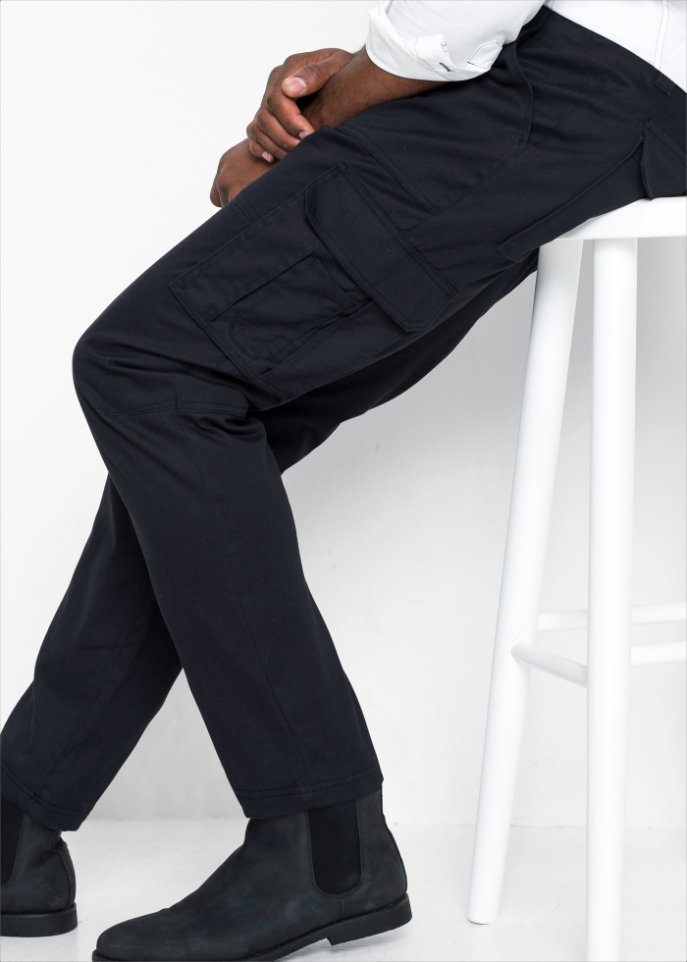 Loose Fit Thermo-Cargohose m. Teflonausrüstung, Straight