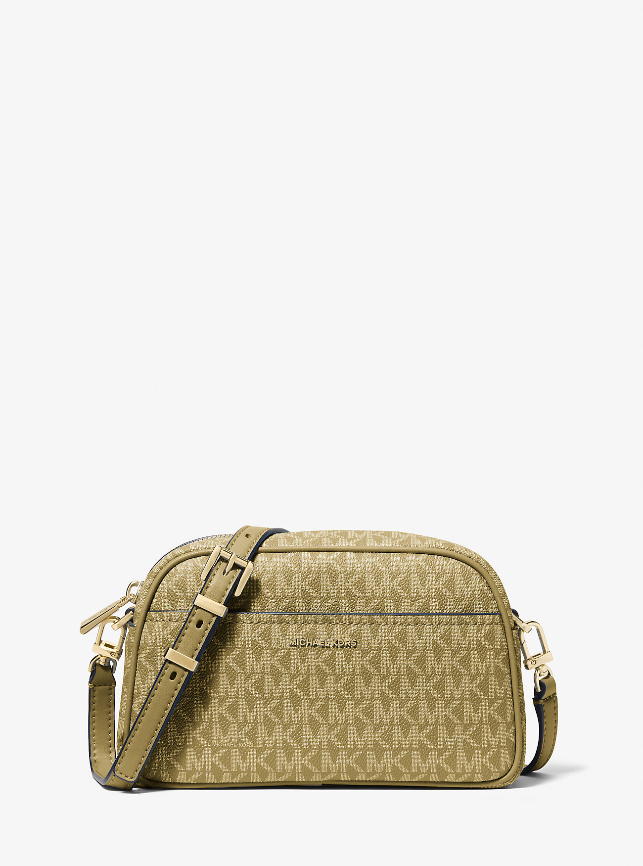 Borsa a tracolla piccola Jet Set con logo distintivo - PISTACCHIO