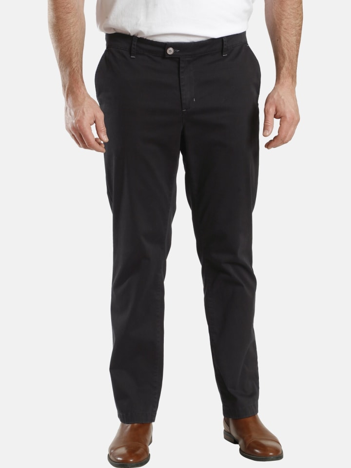 Charles Colby Tiefbundhose BARON HIAS in schwarz günstig kaufen