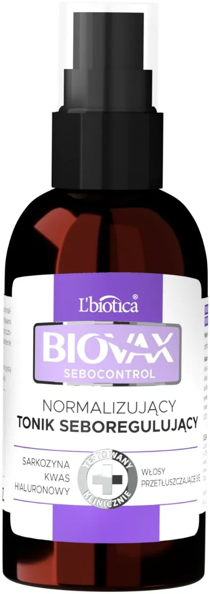 Biovax Sebocontrol normalizuojantis plaukų seboreguliavimo tonikas