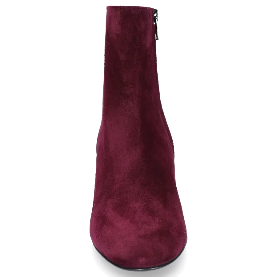 AGL Attilio Giusti Leombruni - Klassische Stiefeletten D140530 Veloursleder - rot