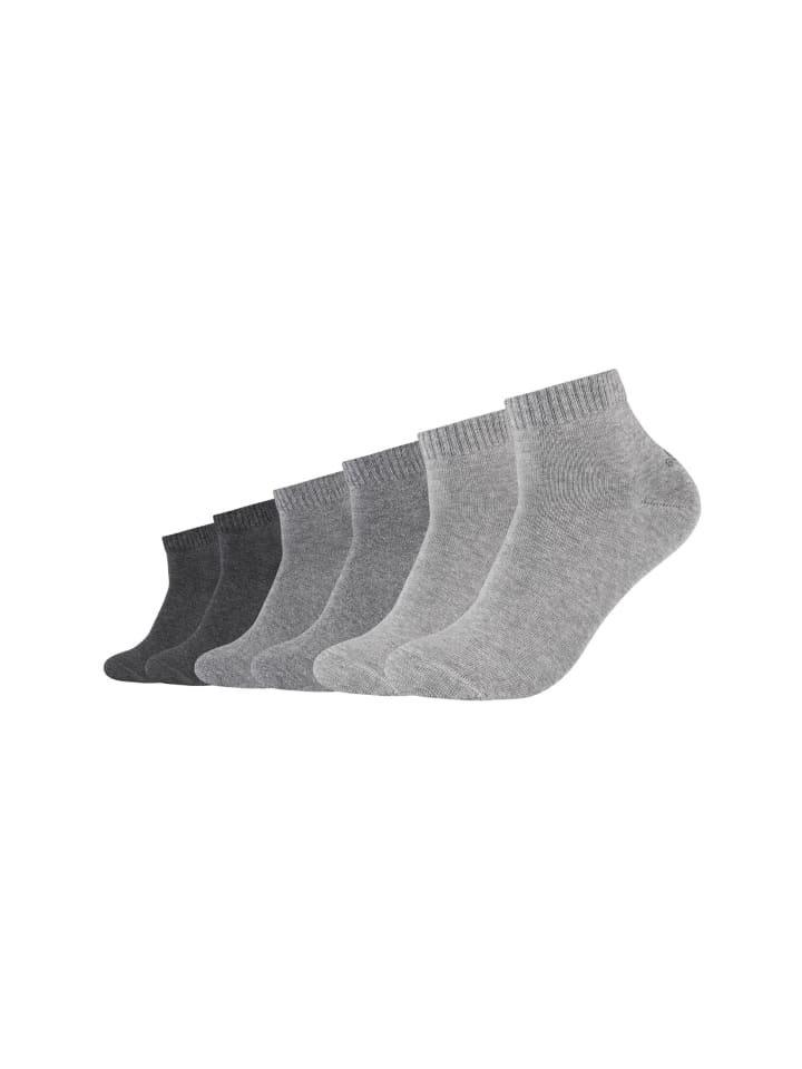 S. Oliver Kurzsocken 6er Pack originals in anthracite günstig kaufen