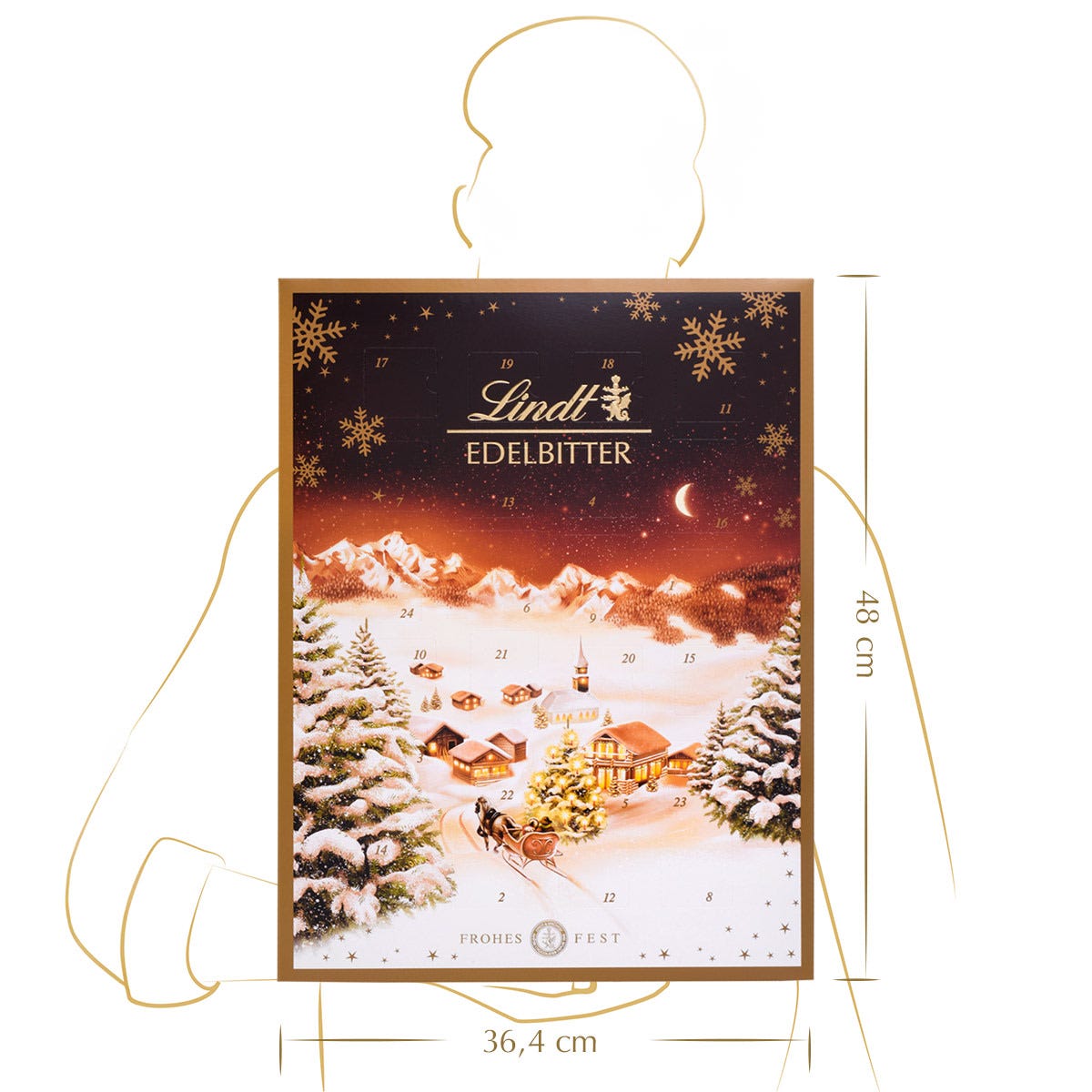 Edelbitter-Adventskalender, 250g