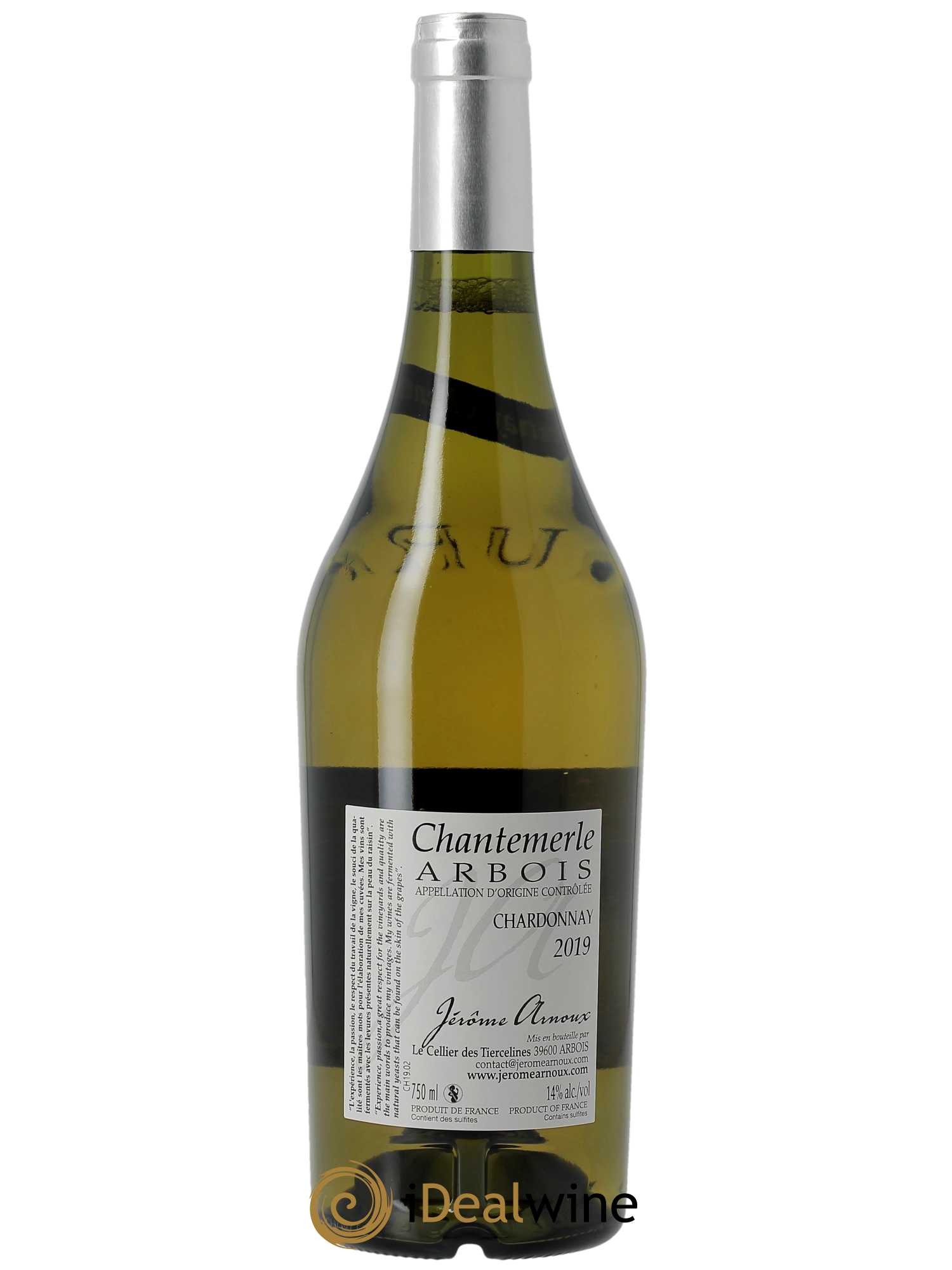 Arbois Chantemerle Jérôme Arnoux  2019 - Lot de 1 Bouteille