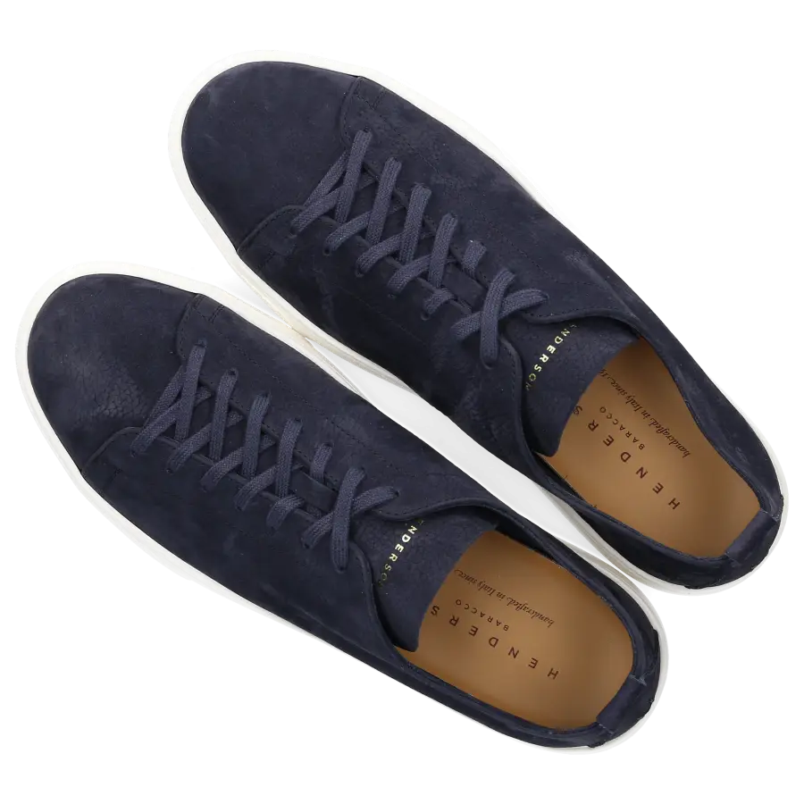 Henderson - Sneaker low THOMAS Nubukleder - blau