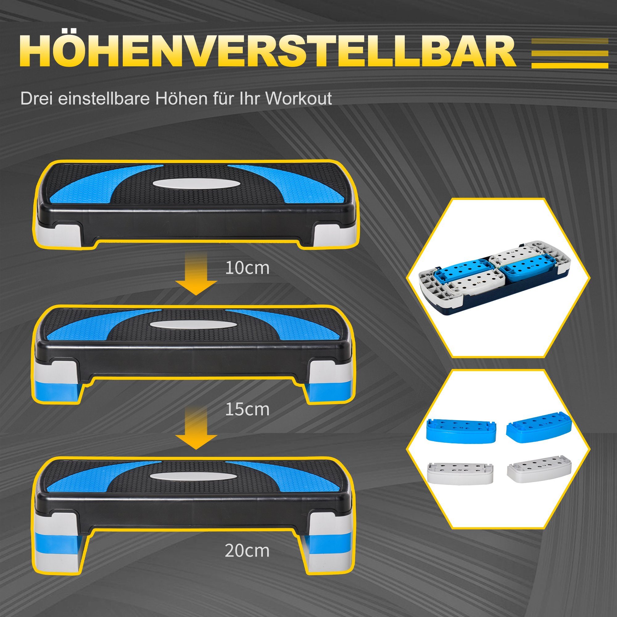 HOMCOM Stepper Steppbrett