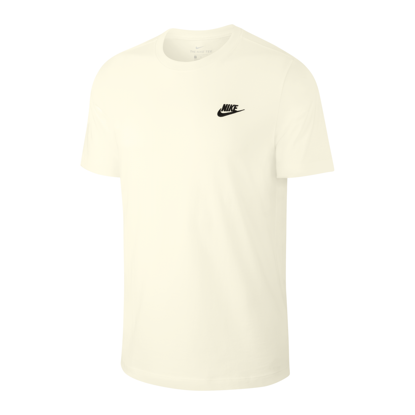Nike Club T-Shirt Beige Schwarz F133