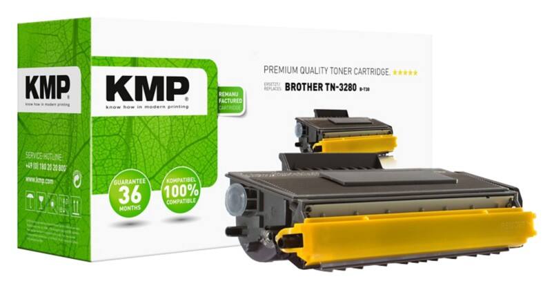 Kompatible KMP Brother TN-3280 Tonerkartusche Schwarz