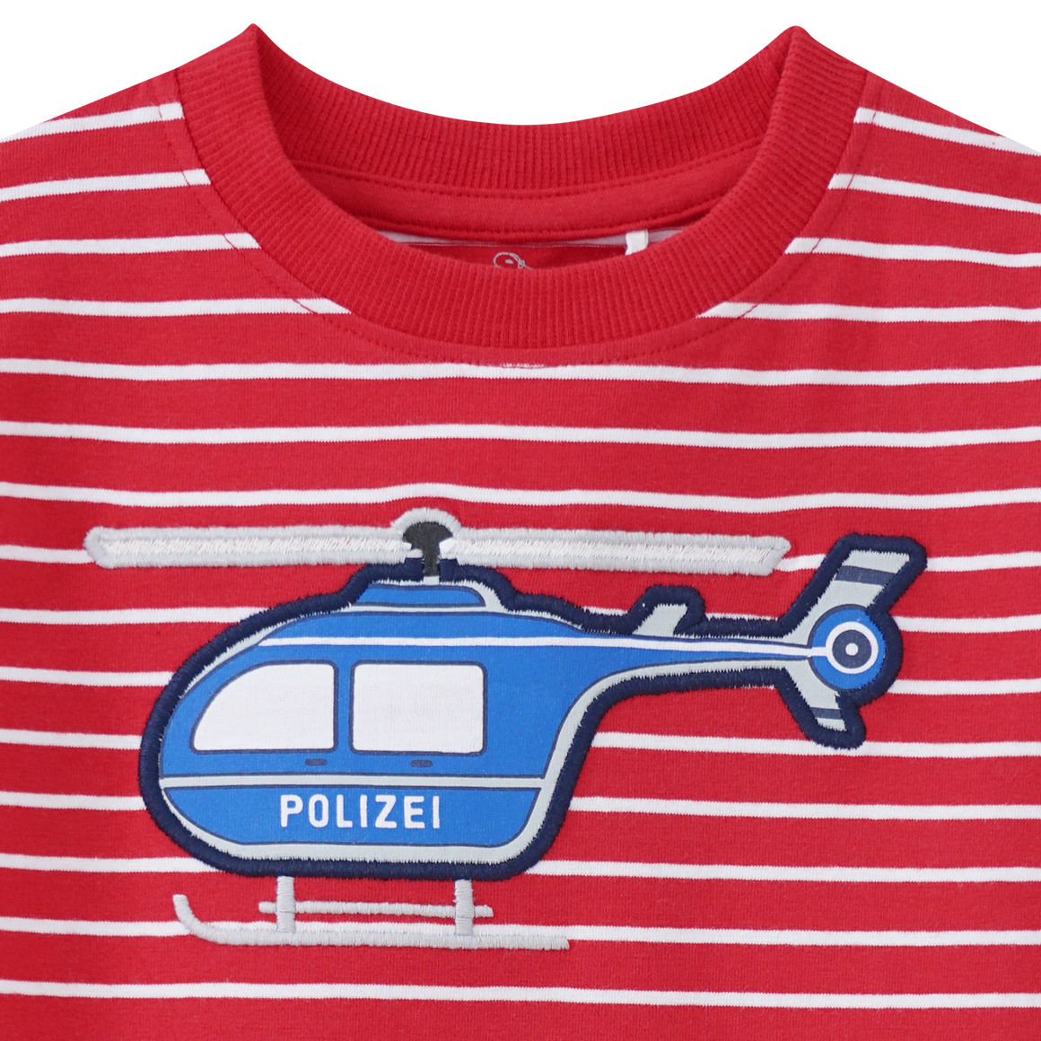 Kinder Langarmshirt mit Polizei-Applikation