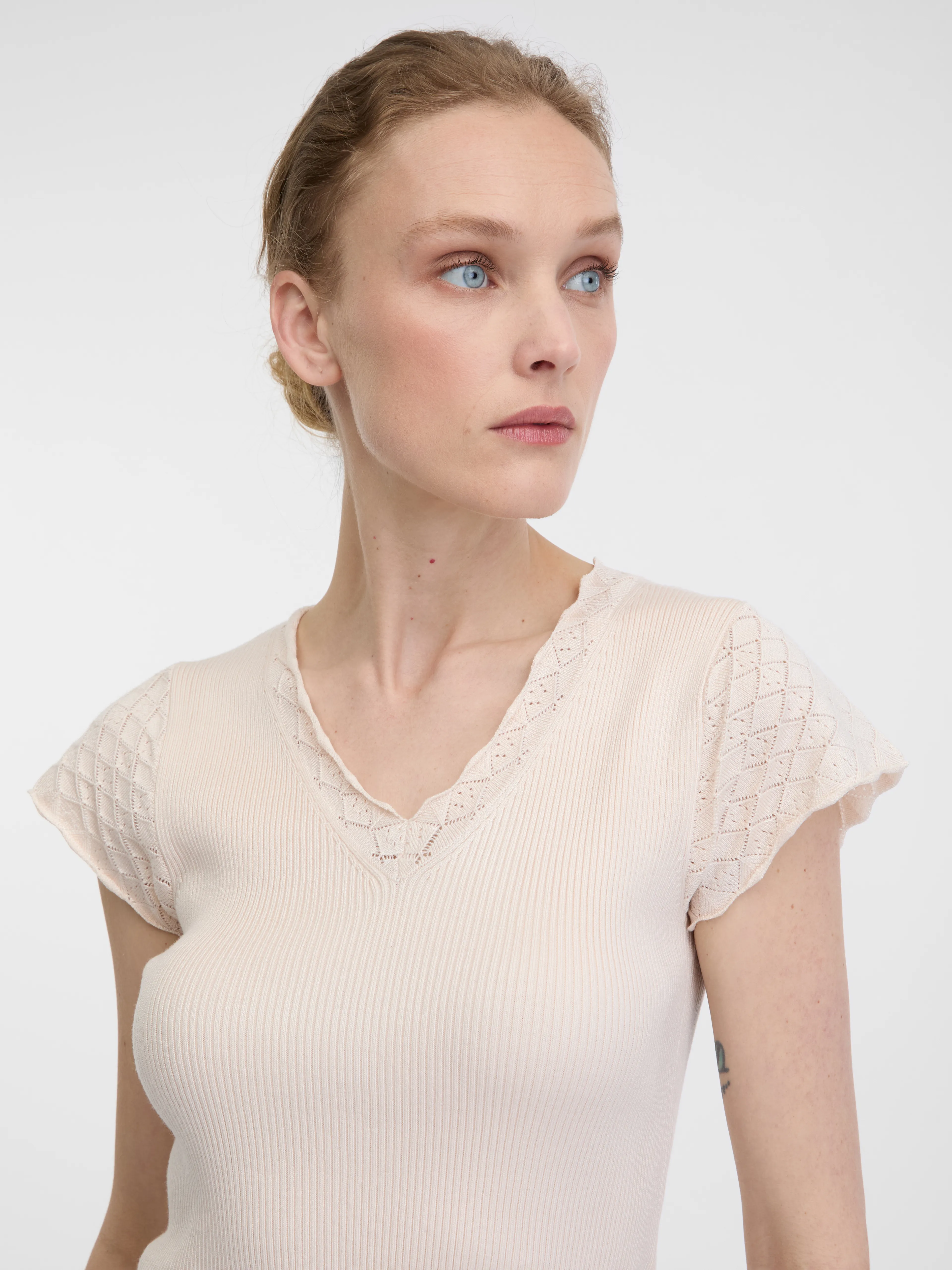 Hellrosa Damen Kurzarm-T-Shirt ORSAY