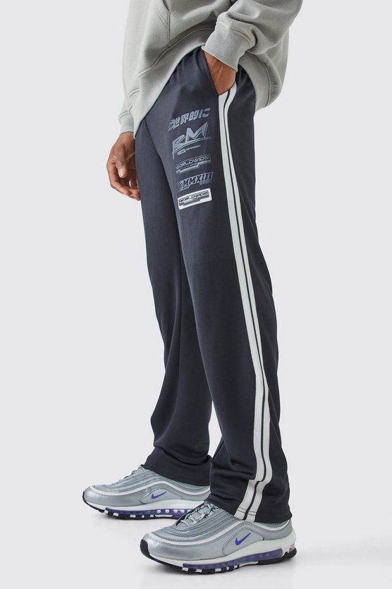 Trikot-Jogginghose mit Seitenstreifen