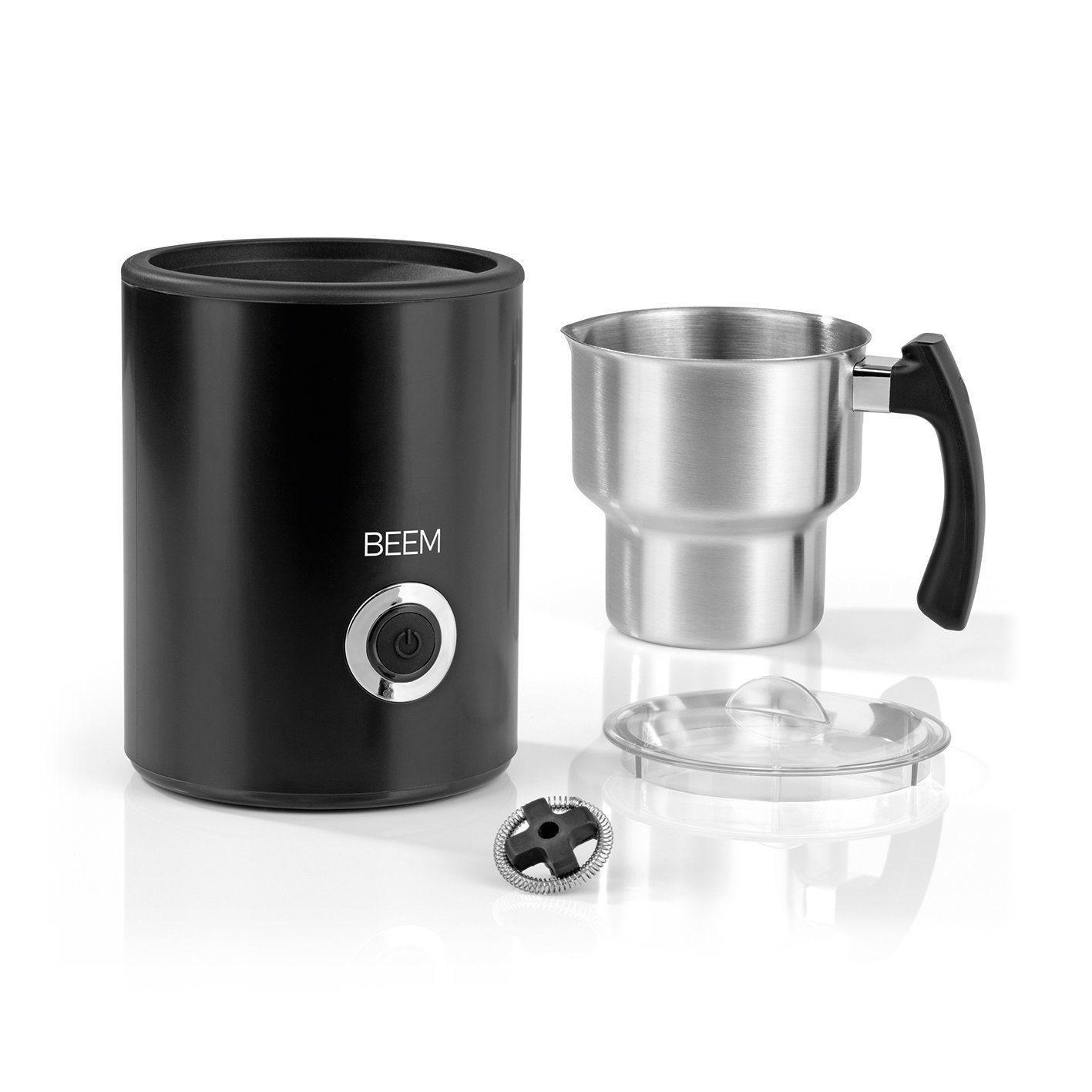 BEEM Milchaufschäumer MILK-PERFECT Induktions-Milchaufschäumer 260ml, 500 W, abnehmbare und spülmaschinengeeigneten Edelstahl-Kanne