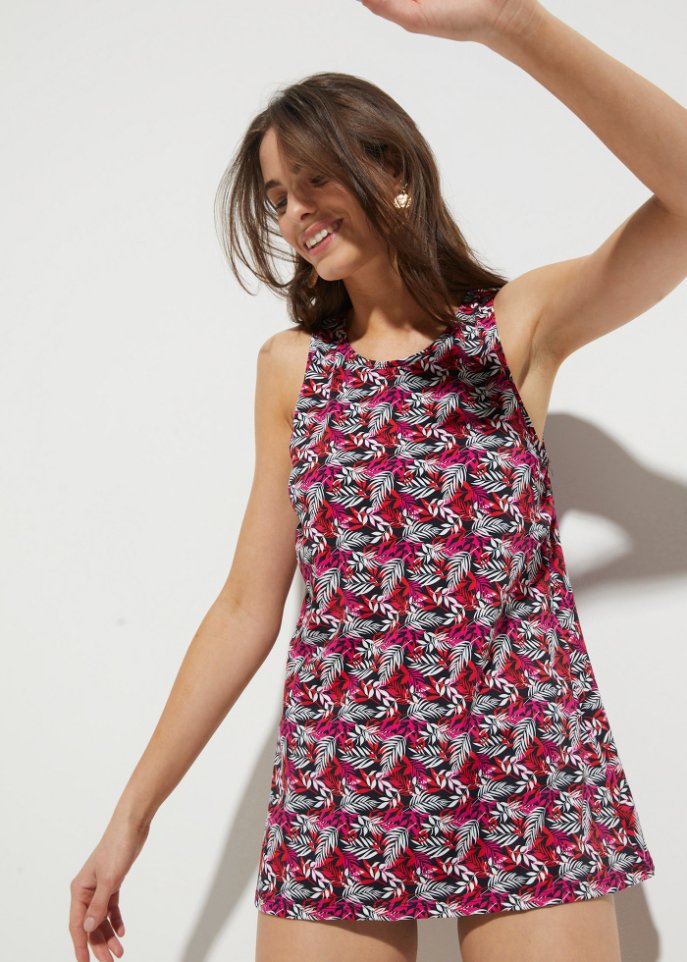 Tankini Oberteil (Long) aus recyceltem Polyamid