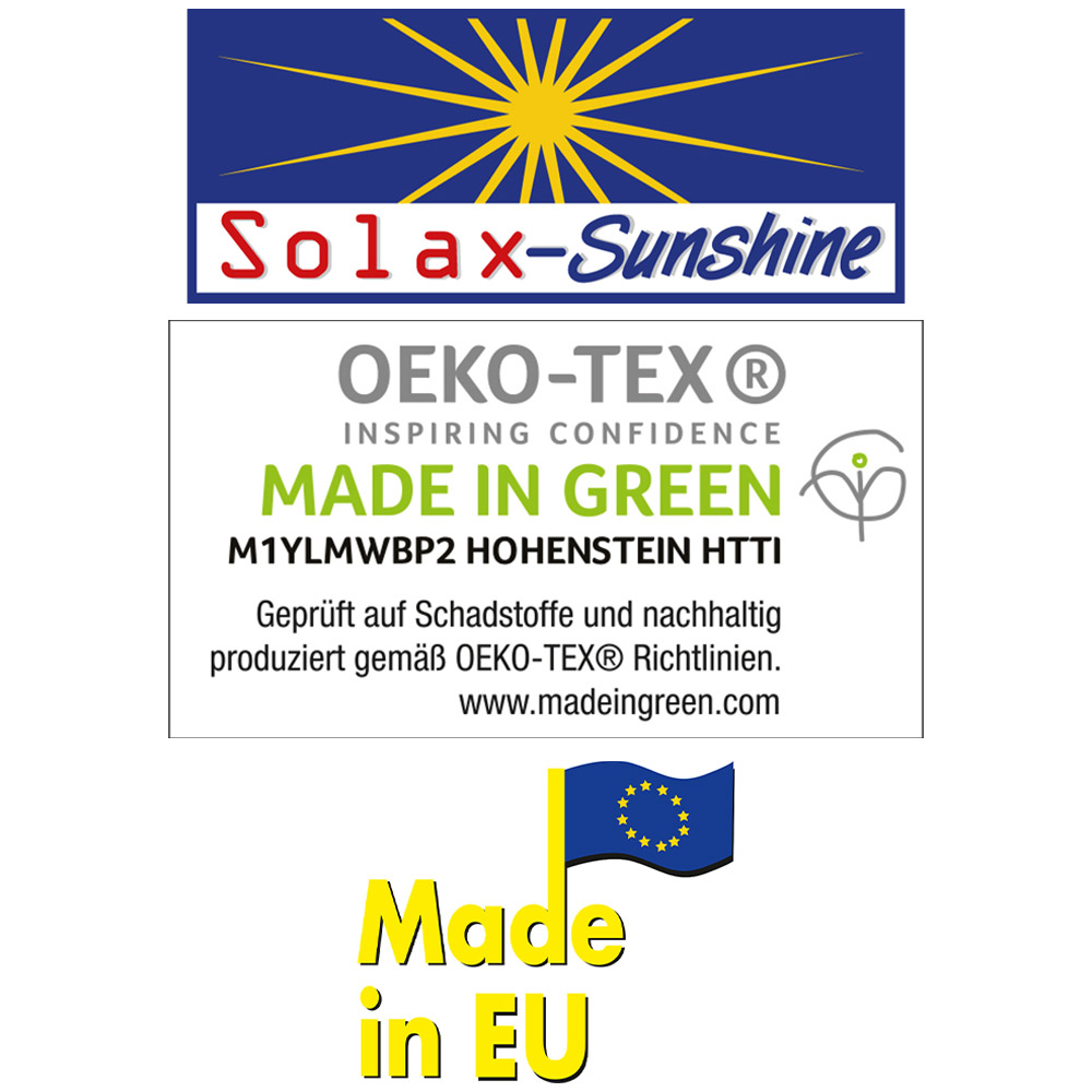 Solax Sunshine Wendeoptik-Stuhlkissen - Anthrazit Kreise/Anthrazit Raute - 2er-Set