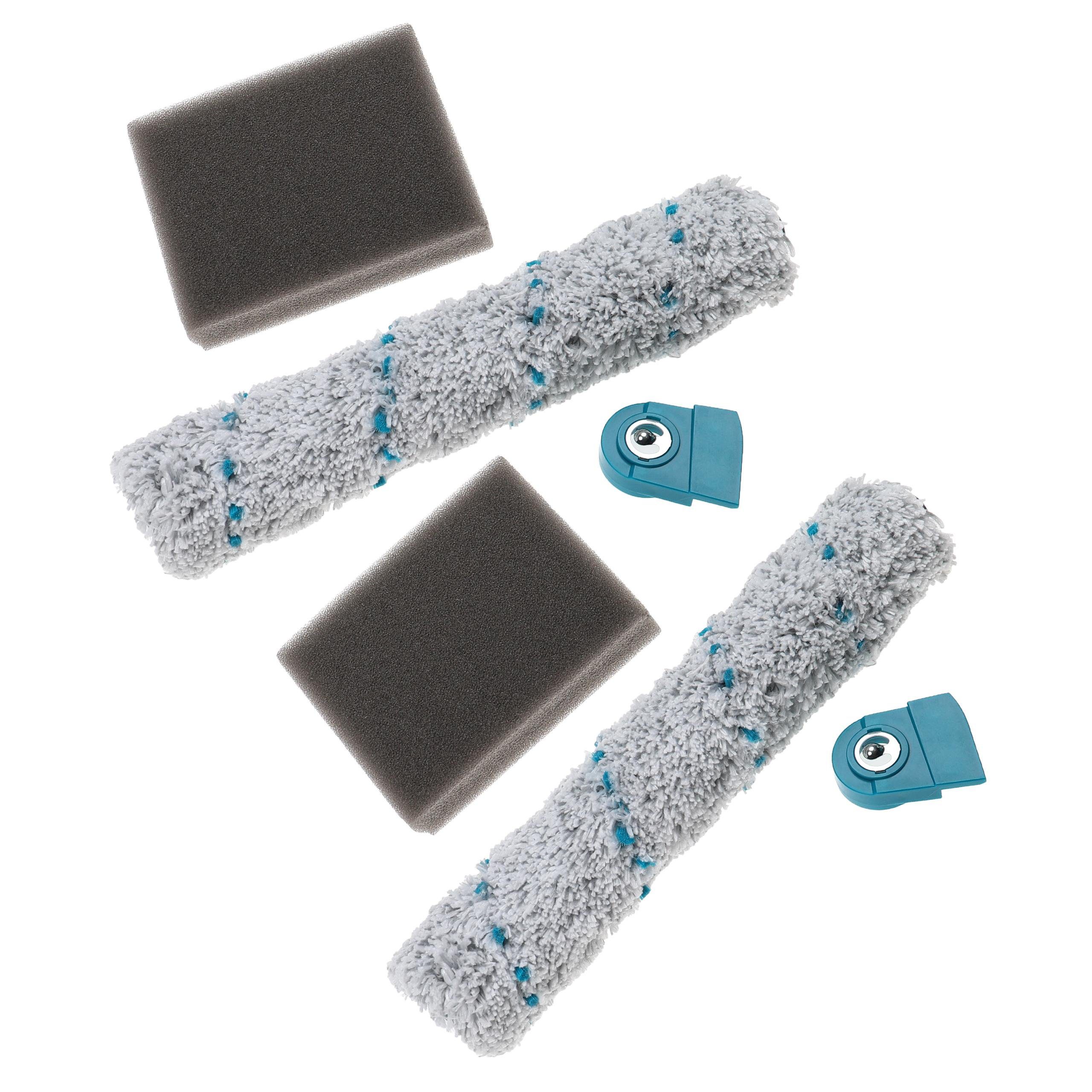 vhbw Staubsaugerdüsen-Set passend für Leifheit Regulus Aqua PowerVac Staubsauger / Saugwischer