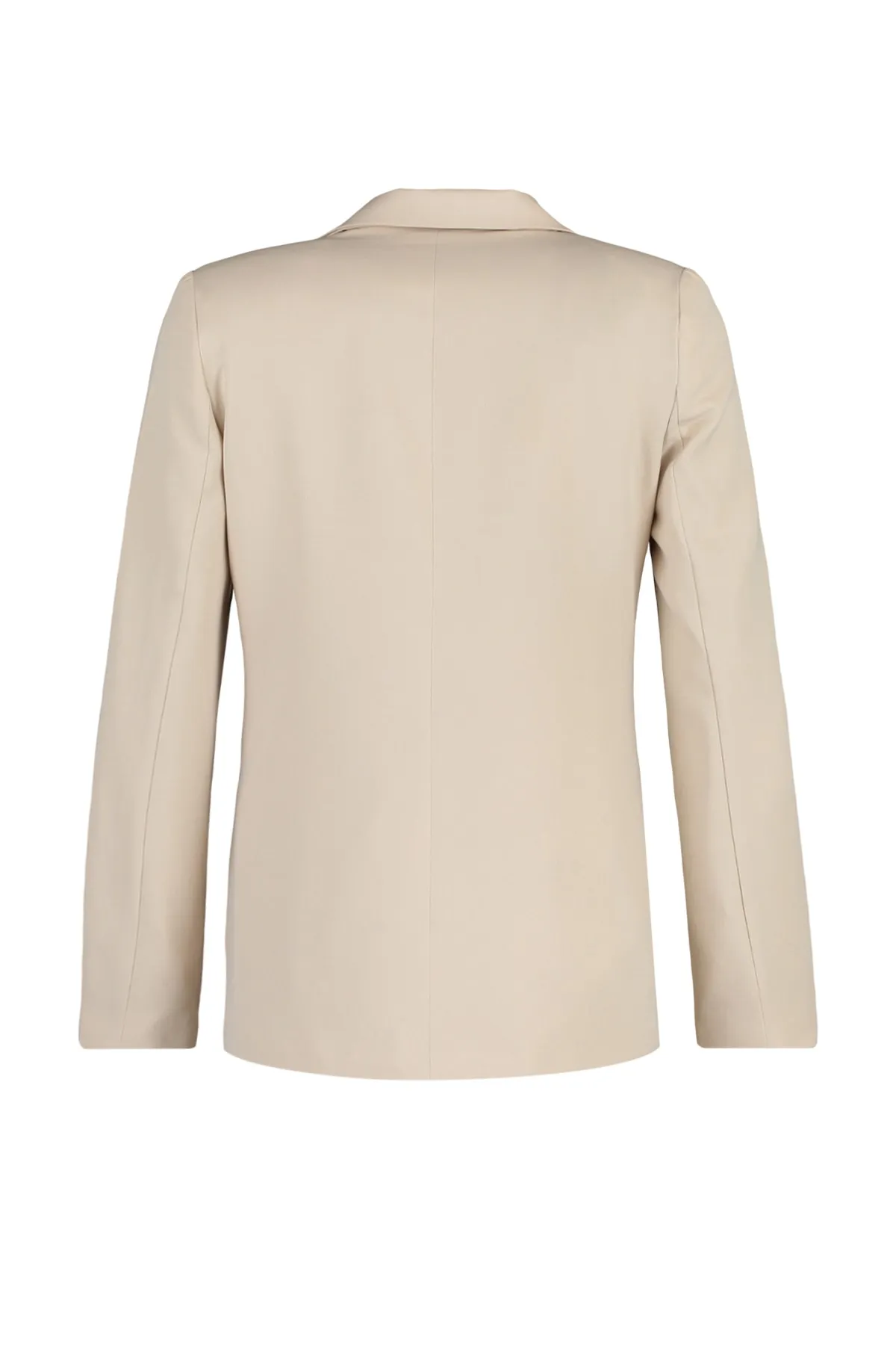 Trendyol Collection  Gewebte Blazerjacke mit normalem Futter in Stein TWOSS21CE0137