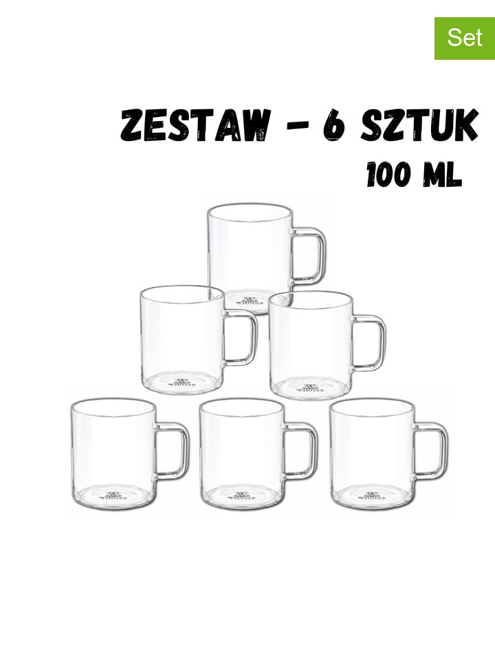 Wilmax 6er-Set: Gläser in Transparent - 100 ml günstig kaufen onesize