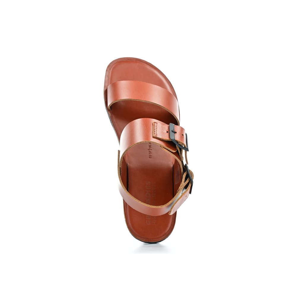 Groundies Kos Cognac Barfußsandalen