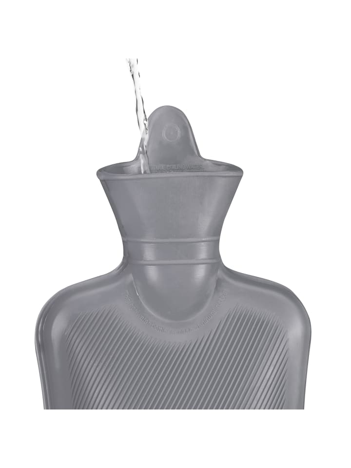 relaxdays Wärmflasche in Grau - 1 Liter günstig kaufen onesize