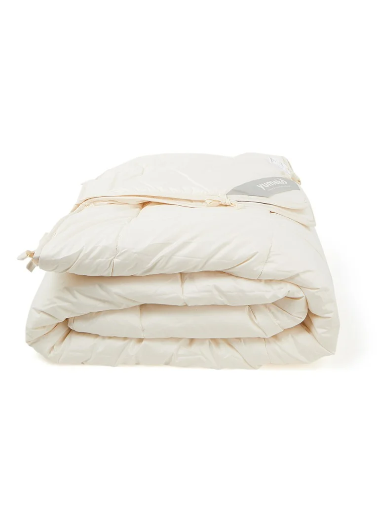 Edredom duplo Yumeko All Seasons, confeccionado em algodão orgânico com enchimento de Tencel.