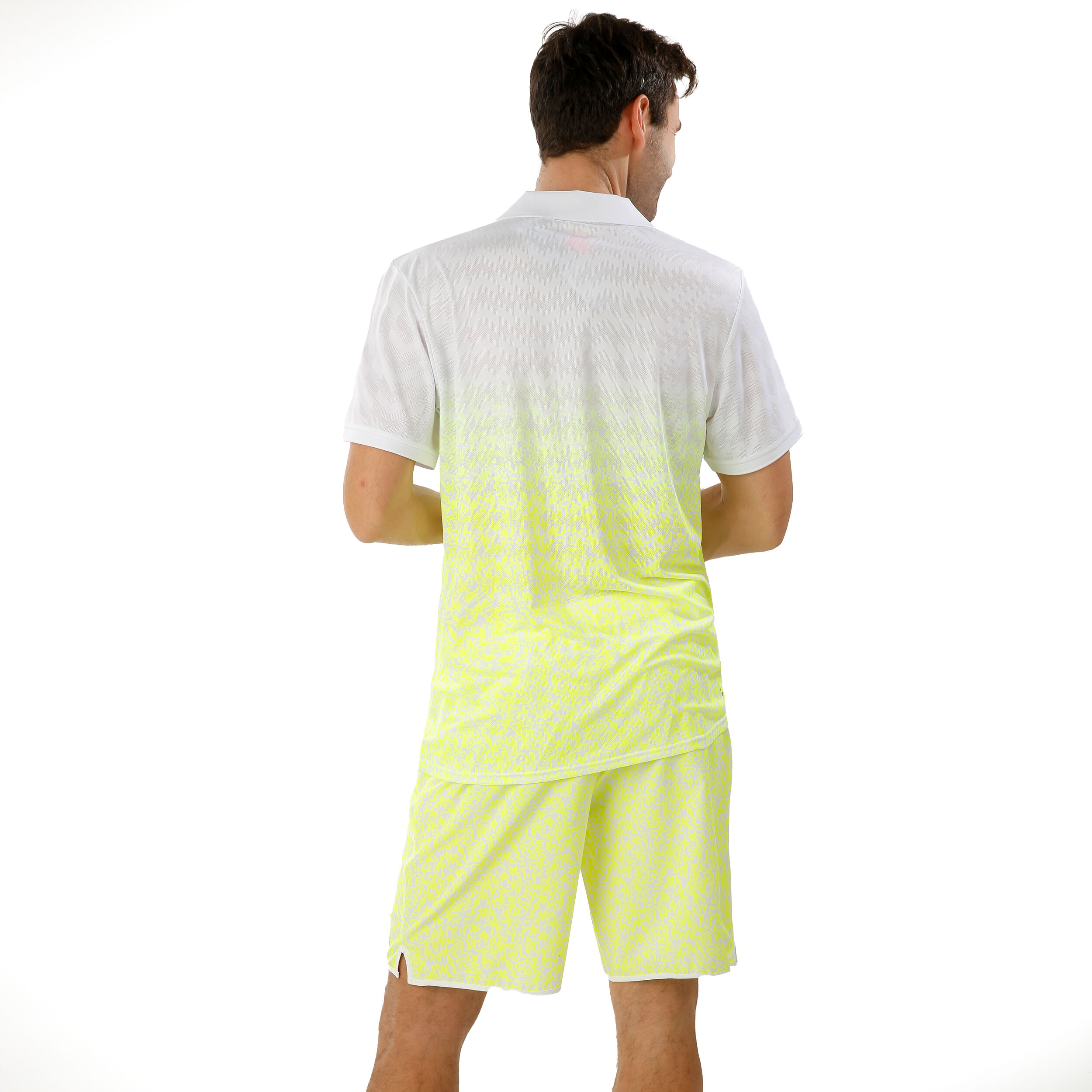 Tano Tech Polo Special Edition Herren - Weiß, Neongelb