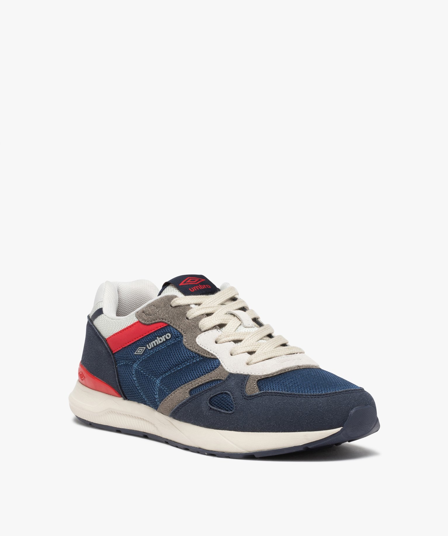 Baskets homme jogger multimatières à lacets - Umbro marine | GEMO