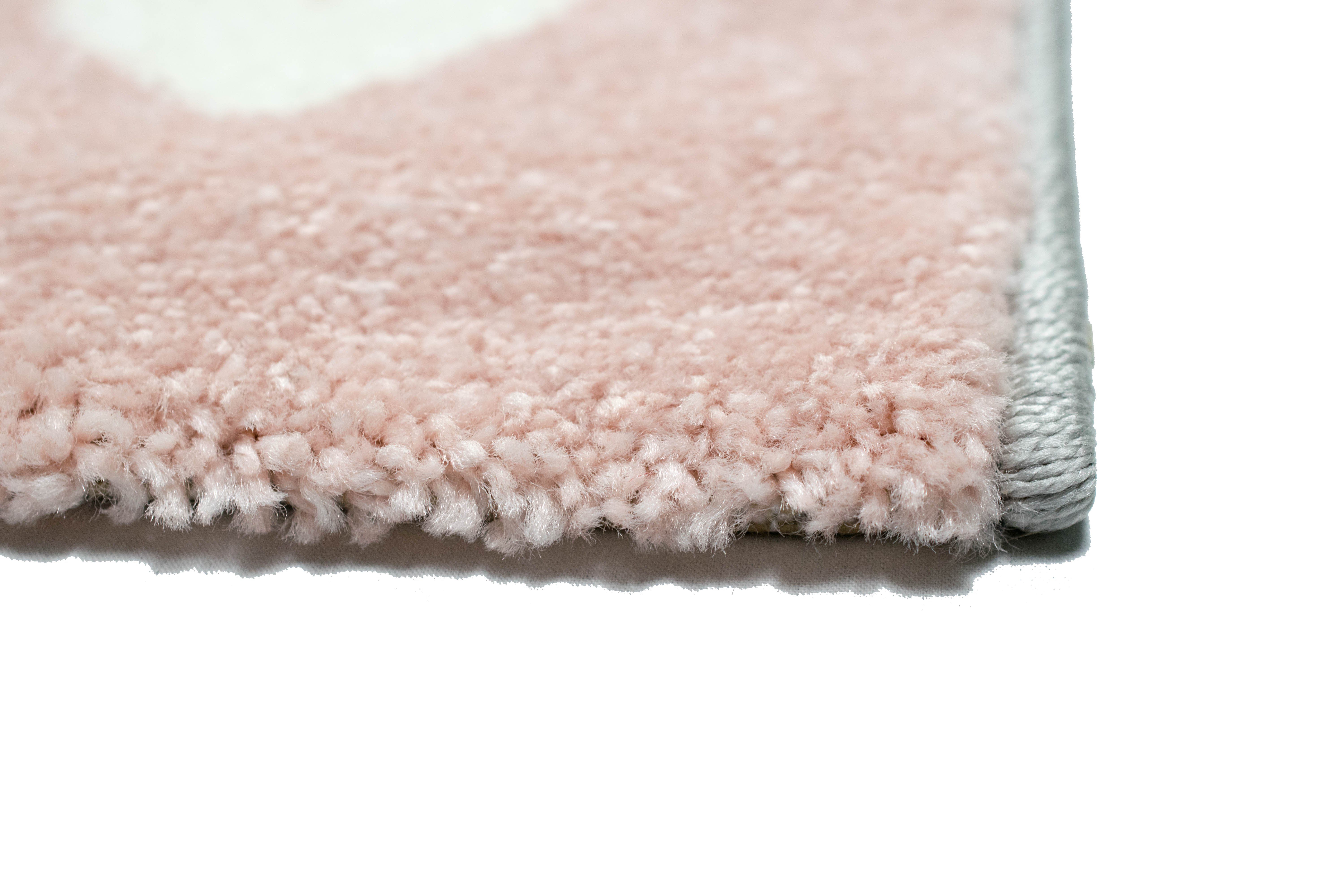 Kinderteppich Kinderteppich Meerjungfrau Kinderzimmer Teppich Prinzessin pastell, Teppich-Traum, rechteckig, Höhe: 13 mm