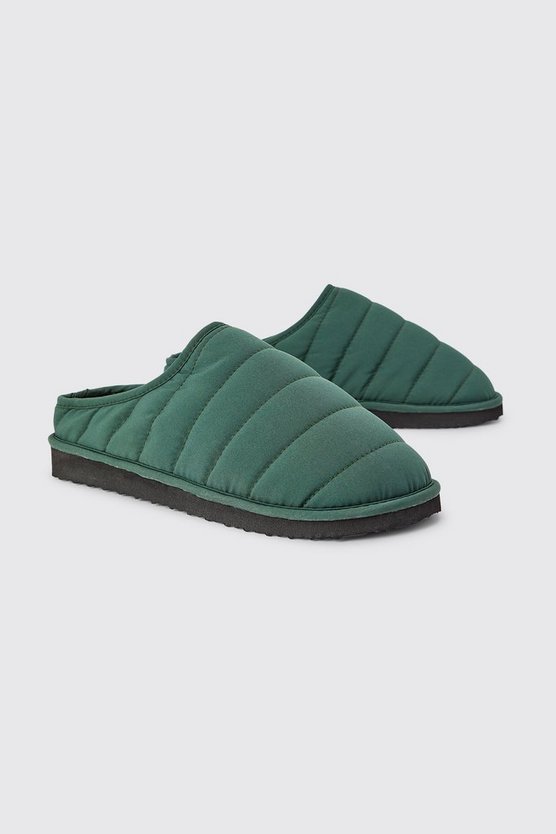 Gesteppte Nylon-Hausschuhe