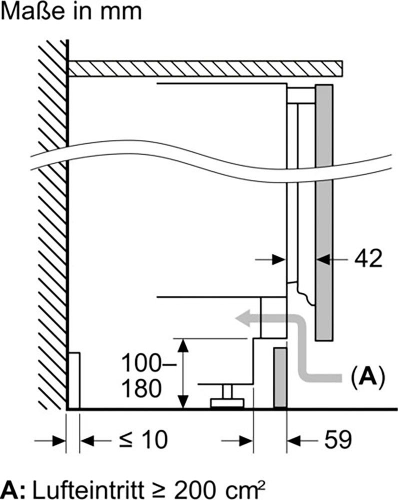 NEFF Einbaugefrierschrank N 70 GU7213DE0, 82 cm hoch, 59,8 cm breit