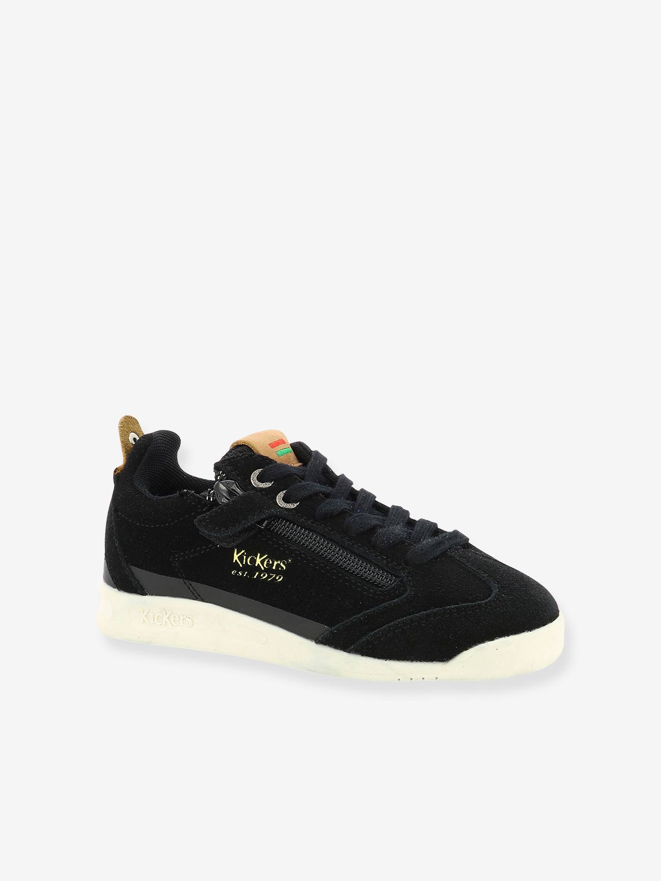 Baskets Sneakers fille Kick 18 CDT Zip KICKERS® noir