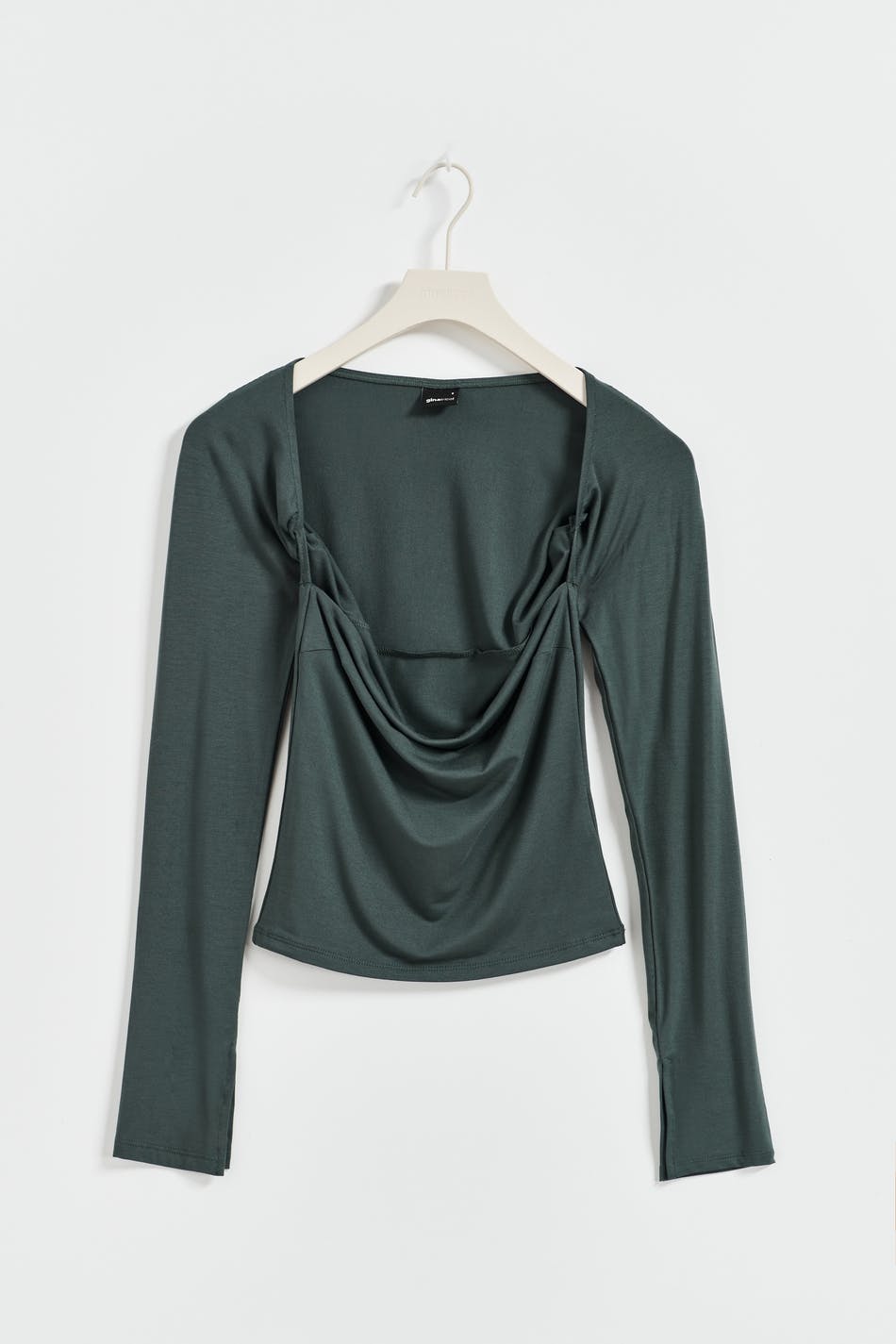 Soft touch square neck top