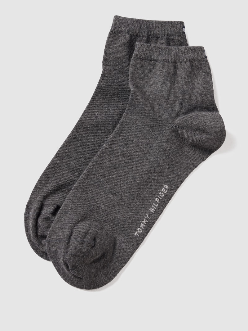 Kurzsocken im 2er-Pack in mittelgrau