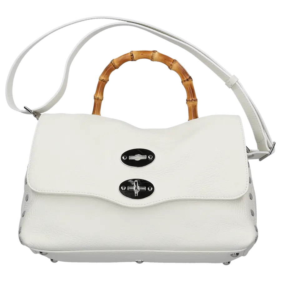 Zanellato - Handtasche POSTINA DAILY BAMBOO S Kalbsleder - weiß