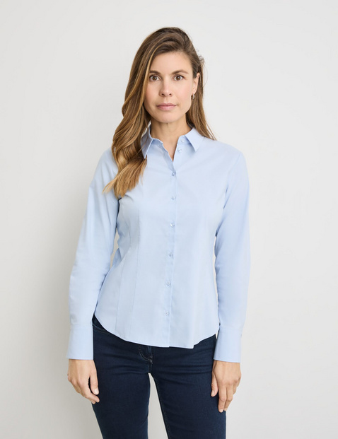 Klassische Hemdbluse