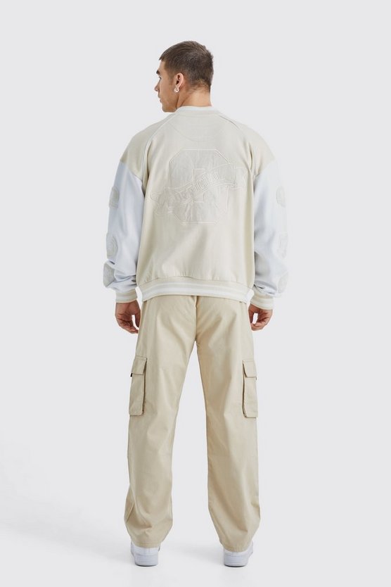 Lockere Cargo-Jogginghose mit elastischem Bund