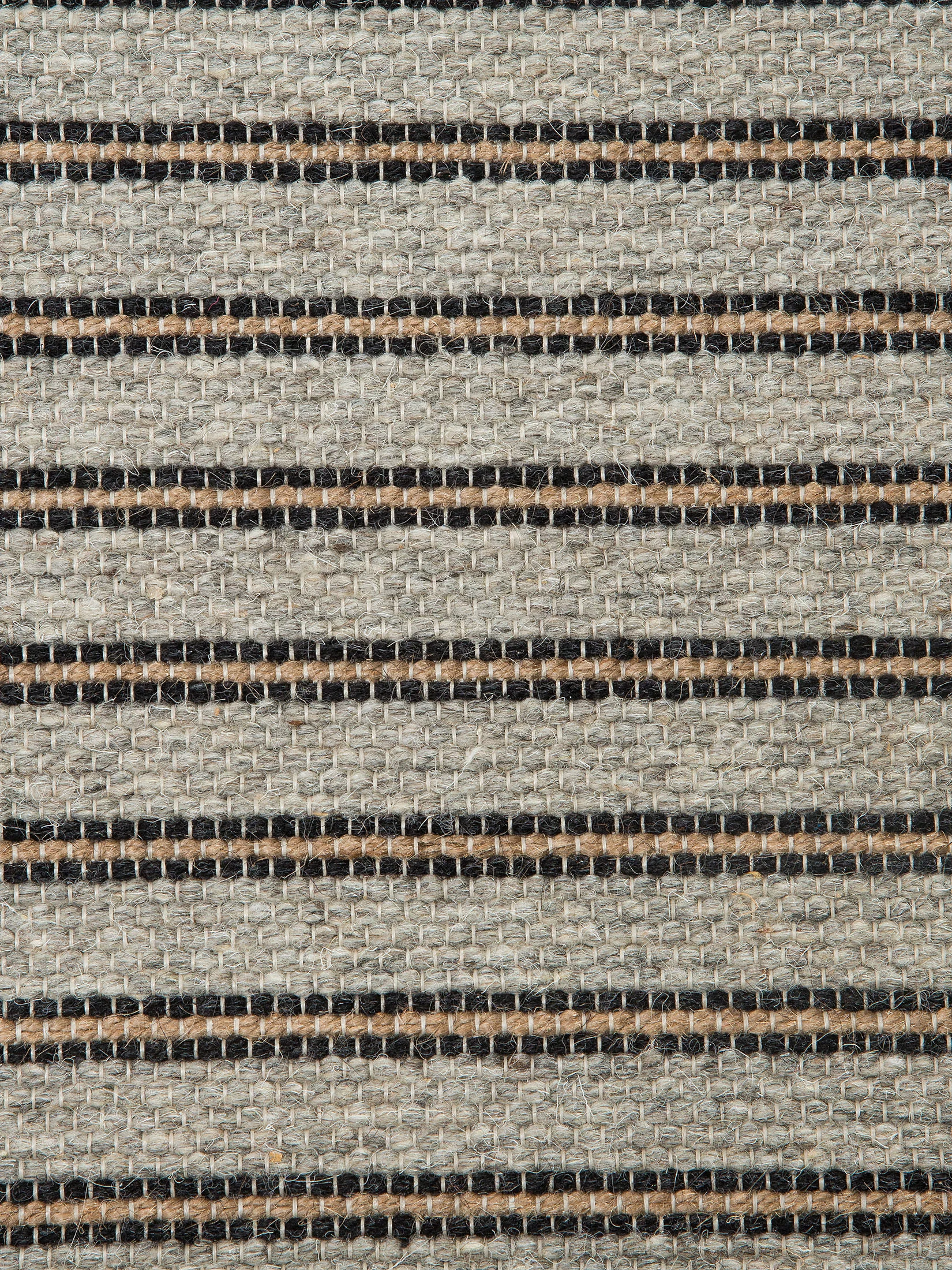Svansbjerg Moderner Teppich, Braun/Schwarz