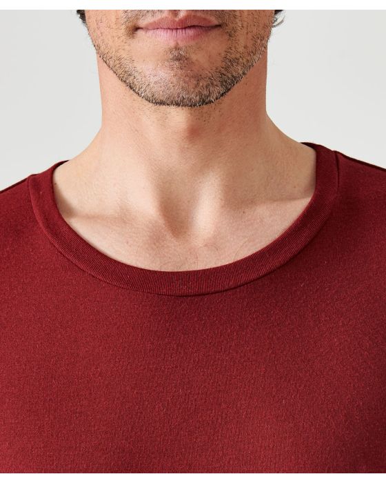 T-shirt col rond fine côte Thermolactyl Sensitive, manches longues