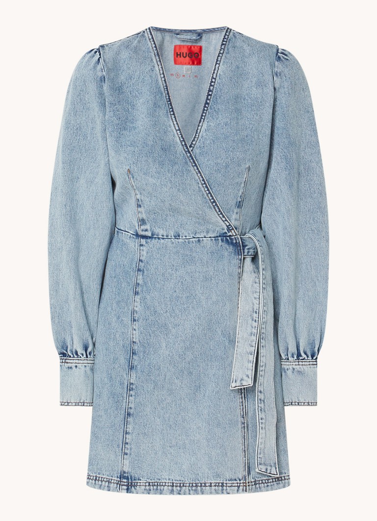 Rochie mini din denim HUGO BOSS Gissi